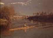 Max Schmitt a l'aviron Thomas Eakins